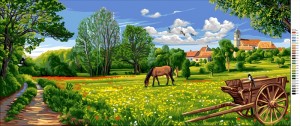 photo d'un paysage de campagne