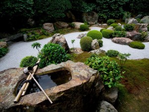 photo paysage jardin japonais
